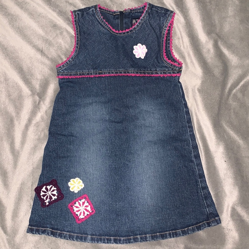 Size 4T Blue Jean Dress